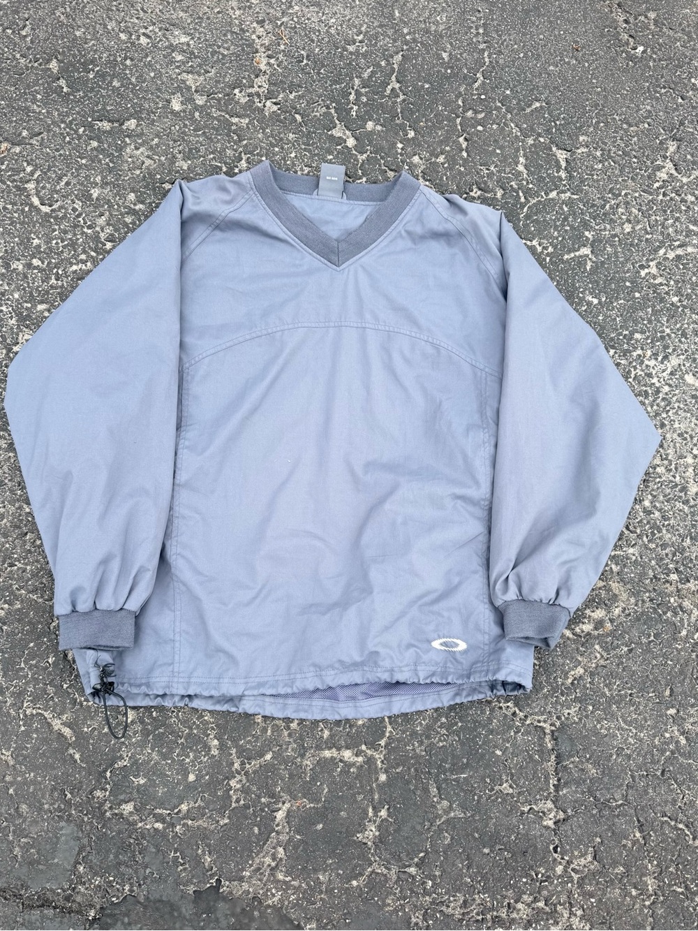 Oakley Software Men’s Light Gray V-Neck Pullover Windshirt